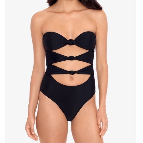 Salt + Cove Front Ties One Piece Swimsuit - Picture 1 of 9